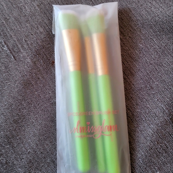 Slmissglam 3pcs green brush set - Picture 3 of 7